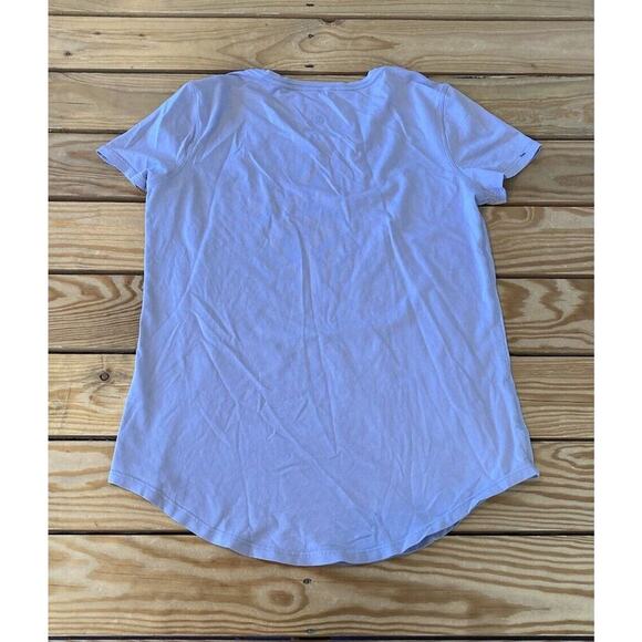Lululemon Short Sleeve Top Size 6 Women’s Grey Lavender - Picture 2 of 6